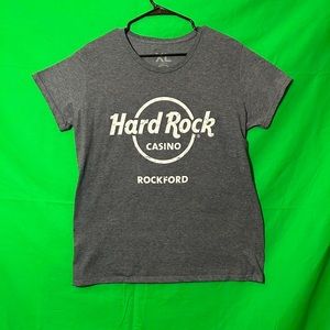 Rockford Hard Rock Graphic T Shirt - XL